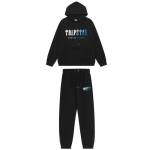 Black With White - Blue Logo Its A Secret Trapstar Tracksuit