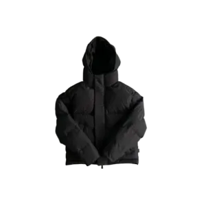 Trapstar Decoded 2025 Hooded Puffer Jacket Dark