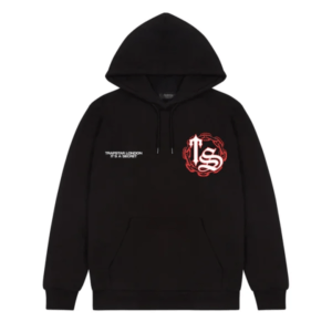 Trapstar Chain Script Hoodie black