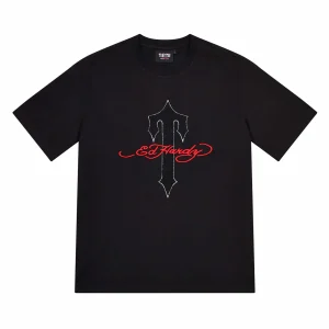 Trapstar x Ed Hardy Ironagte T T-Shirt Black