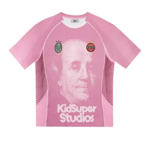 Trapstar x Kidsuper Football Jersey Pink