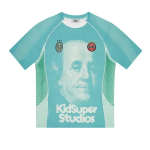 Trapstar x Kidsuper Football Jersey Teal